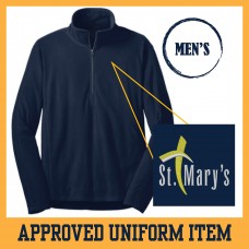 Port Authority Microfleece 1/2-Zip Pullover - Men's (Navy)